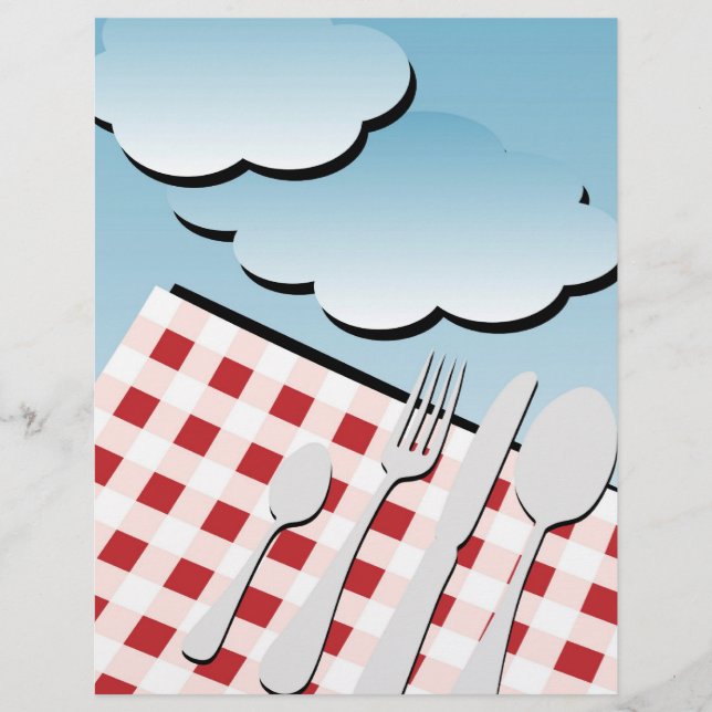 Flyer Picnic Backgroun (Frente)