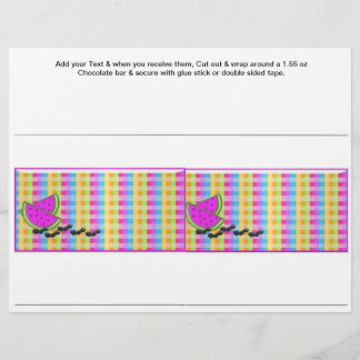 Flyer Picnic BarBQ Party BBQ envolturas de dulces person