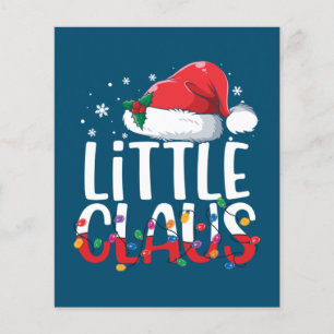 Flyer Pijamas Navideñas Little Claus Matching Familia Xm