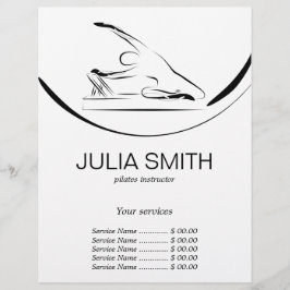 Flyer Pilates Mermaid en el reformador