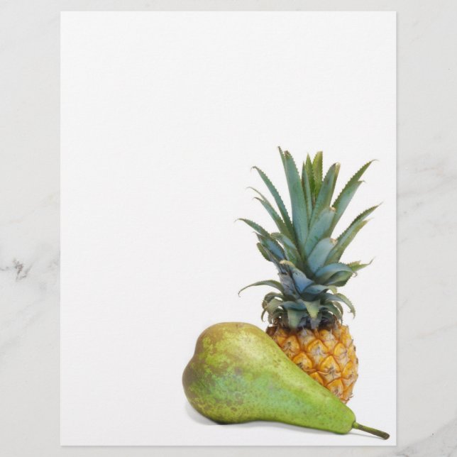 Flyer Piña y pera (Frente)