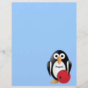 Flyer Pingüino con bolera