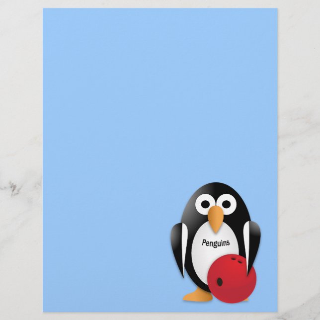 Flyer Pingüino con bolera (Frente)