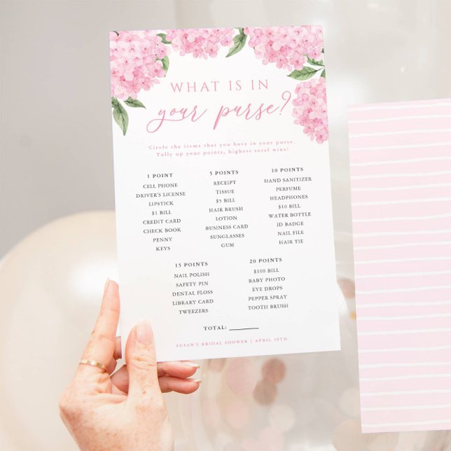 Flyer Pink Hydrangea ¿Qué Hay En Tu Tarjeta De Juego De  (Subido por el creador)