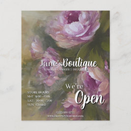 Flyer Pink Roses MINI Store