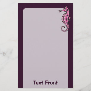 Flyer Pink Seahorse