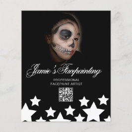 Flyer Pintor de caras Payaso Alquiler de fiestas infanti