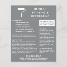 Pintor Y Decorador Rollo De Pintura Gris