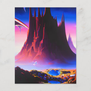 Flyer Pintura al óleo del mundo de los sueños
