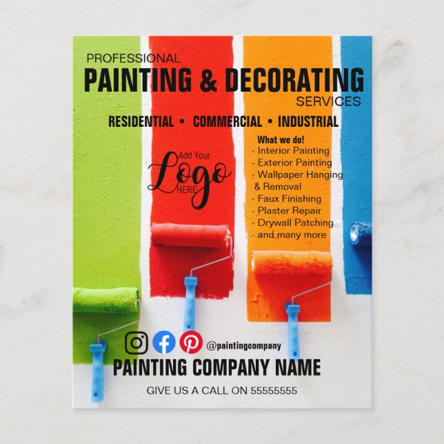 FLYER PINTURA Y DECORACIÓN (Frente)