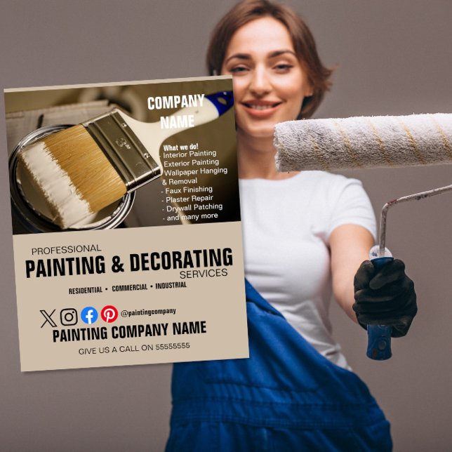 FLYER PINTURA Y DECORACIÓN (Subido por el creador)