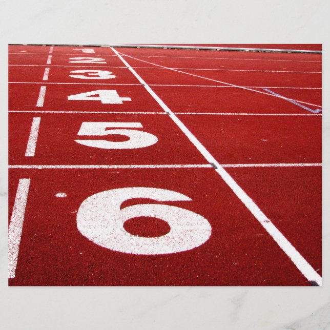 Flyer Pista en ejecución (Frente)