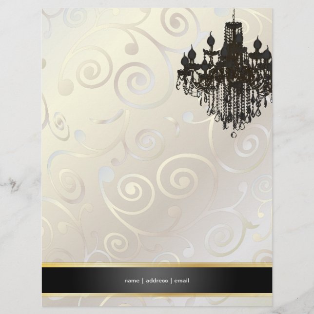 Flyer Pizarras de candelier de PixDezines giran/blanco p (Frente)