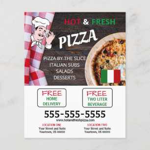 Flyer Pizzeria Business