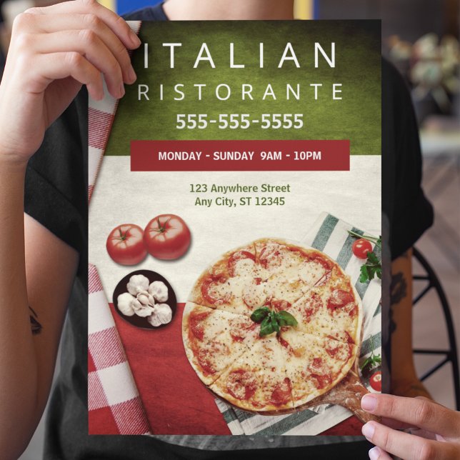 Flyer Pizzeria Business (Subido por el creador)