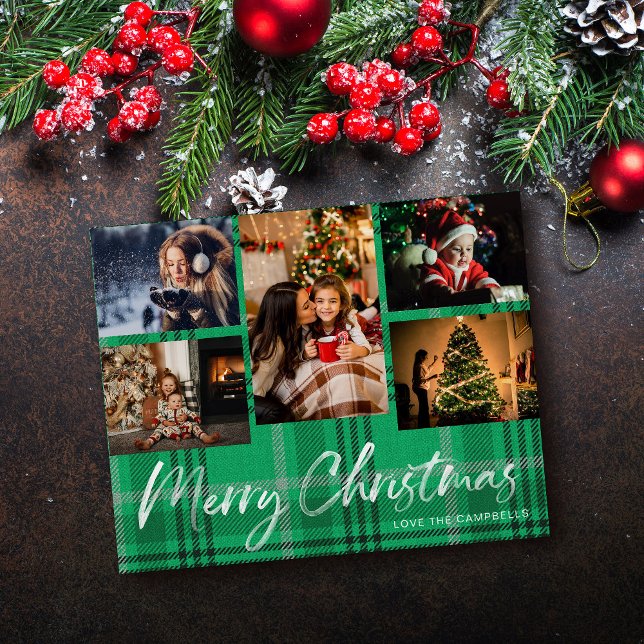 Flyer Placa verde para el presupuesto Feliz Navidad 5 Fo (Subido por el creador)