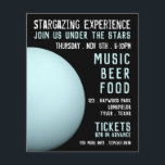 Flyer Planet Uranus, anuncio de evento Planetario<br><div class="desc">Planet Uranus,  Planetario Evento Volantes De Publicidad Por La Tienda De Tarjetas De Negocios.</div>