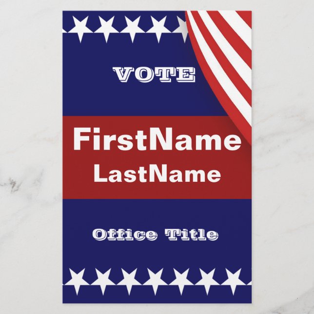 Flyer Plantilla de campaña de personalizado (Frente)