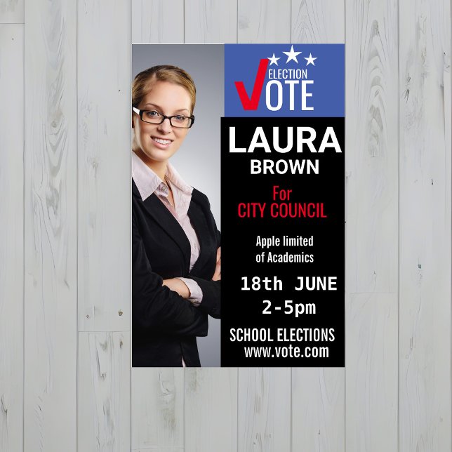 Flyer Plantilla de campaña electoral de votación (Subido por el creador)