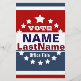 Flyer Plantilla de campaña en blanco