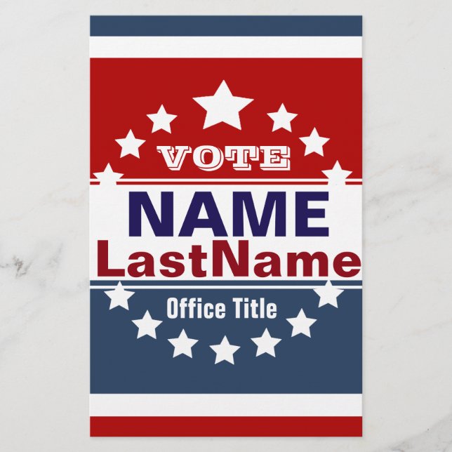 Flyer Plantilla de campaña en blanco (Frente)