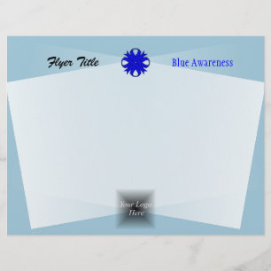 Flyer Plantilla de Cinta de Clover Azul por Kenneth Yonc