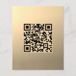 Flyer Plantilla de código QR editable al instante Fals
