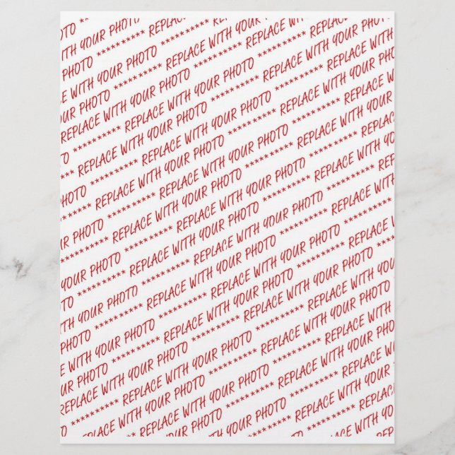 Flyer Plantilla de fotografía de tamaño específico 8x10 (Frente)