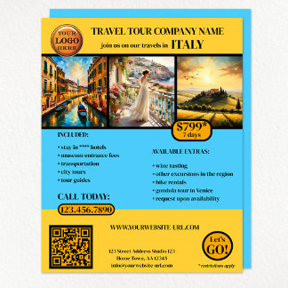 Flyer Plantilla de viaje fotográfico de colores personal