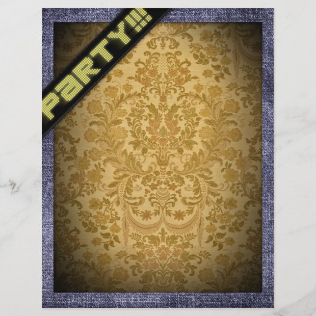 Flyer Plantilla de viajero fiesta (Frente)