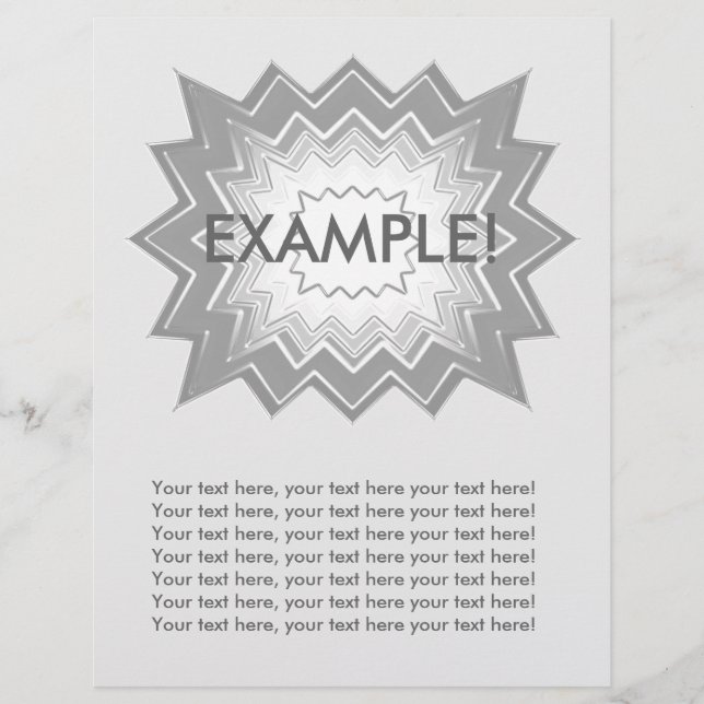 Flyer Plantilla de volante: Gente de atención: ¡Explosió (Frente)