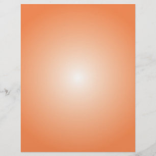 Flyer Plantilla de volante: Gradiente radial: Naranja