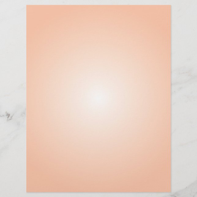 Flyer Plantilla de volante: Gradiente radial: Naranja cl (Frente)