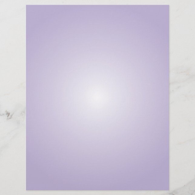 Flyer Plantilla de volante: Gradiente radial: púrpura (Frente)