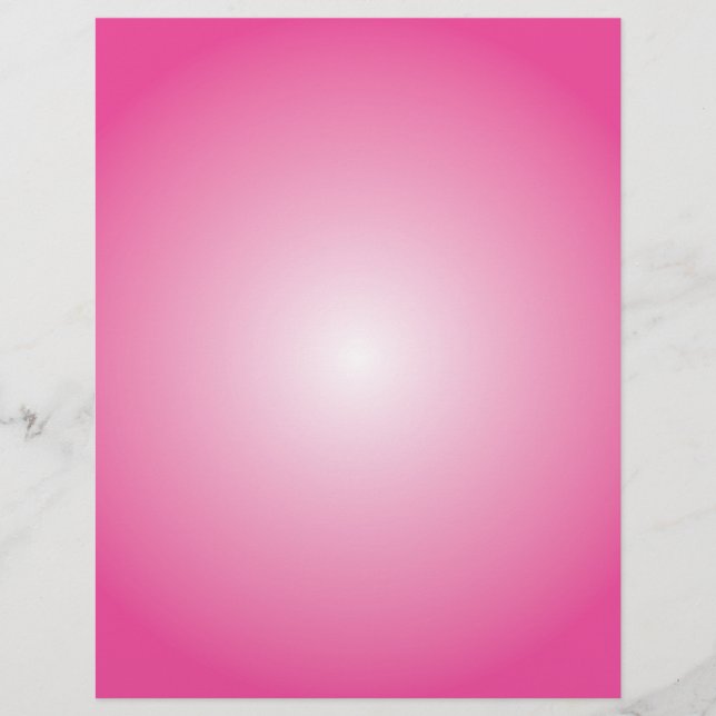 Flyer Plantilla de volante: Gradiente radial: rosa (Frente)