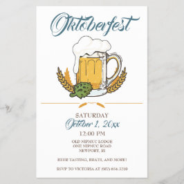 Flyer Plantilla de vuelo de Oktoberfest