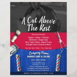 Flyer Plantilla F de cupón de Personalizable de Barber S