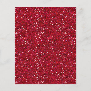 FLYER PLANTILLA MLA ROSA OSCURO GLITTER FEMENINO