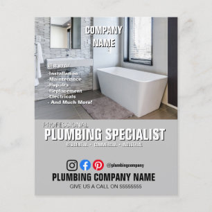 Flyer PLUMBRANTE ESPECIALIZADOR de enchufe de baño