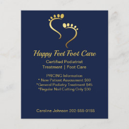 Flyer Podiatrista chiropodista Pedicure Foot Care Busine