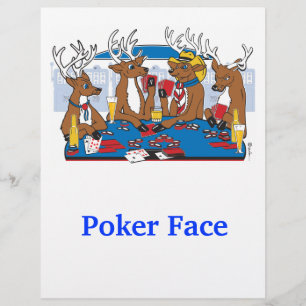 Flyer Poker Face Deer