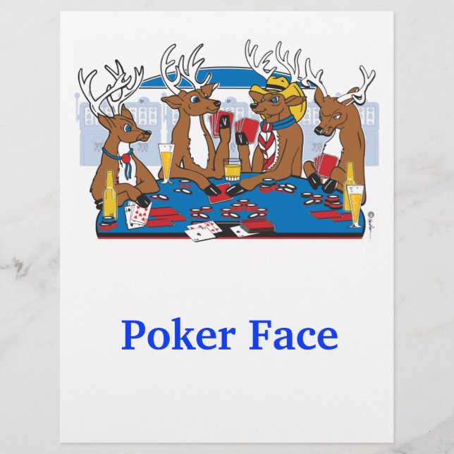 Flyer Poker Face Deer (Frente)