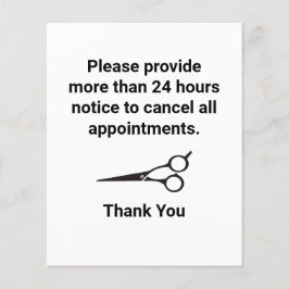 Flyer Política de cancelación