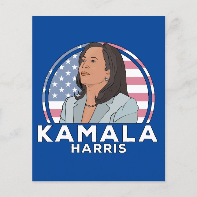 Flyer Política Kamala Harris (Frente)