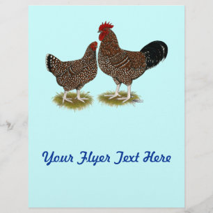 Flyer Pollos Sussex moteados