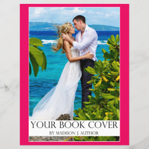 Flyer Portada de libro de novelas románticas   Foto del 