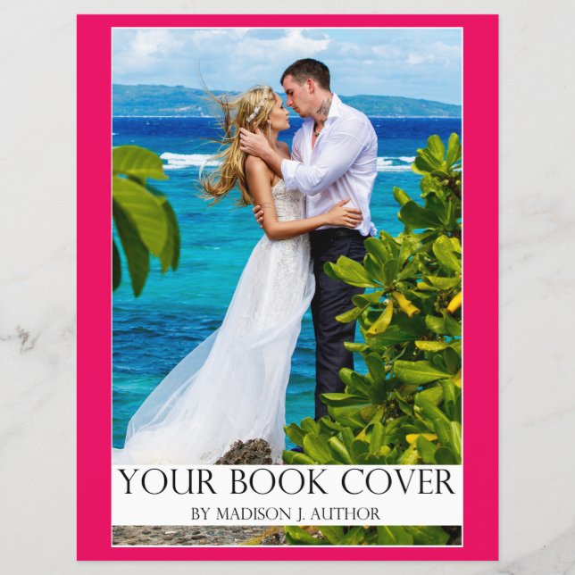 Flyer Portada de libro de novelas románticas | Foto del  (Frente)