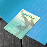 Flyer Posición moderna de yoga con gradiente de menta<br><div class="desc">Elegante y profesional cubierta inspirada en clases de yoga con texto promocional para descuentos y espacio para el logo.</div>