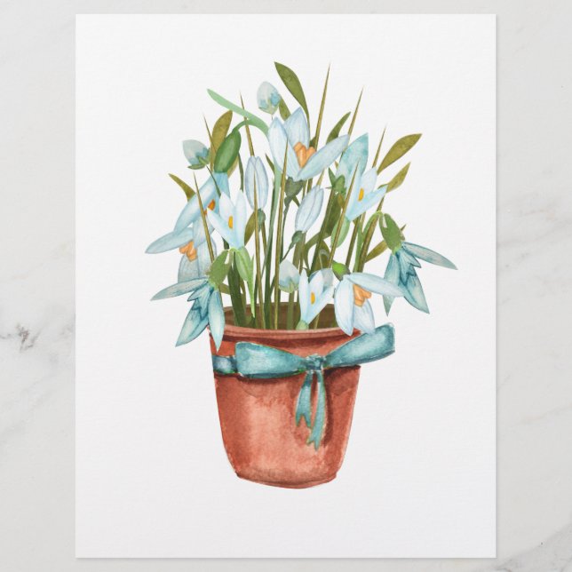 Flyer postal de primavera (Frente)