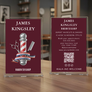 Flyer Poste de barbero de corte de pelo profesional Barb